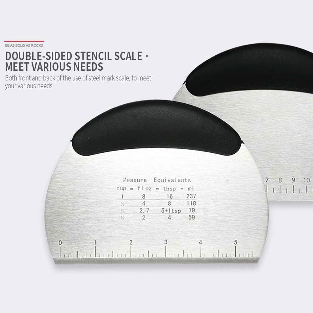with Scale Dough Blender Biscuit Cutter Pastry Scraper Cookies Chef Noodles DIY Cake Durable