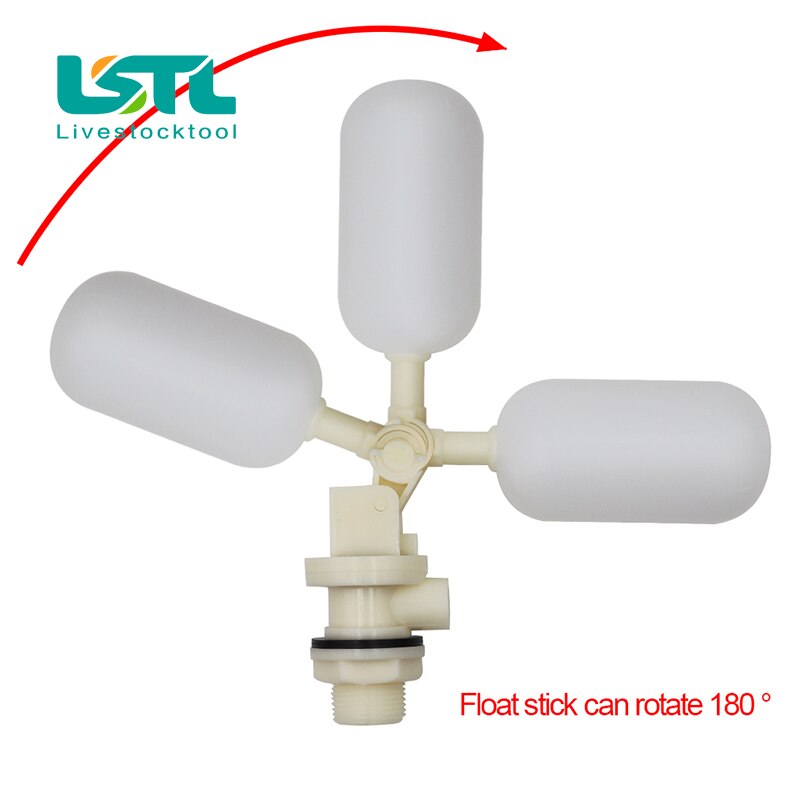 DN20 Plastic Water Tank Float Valve Adjustable Auto Fill Float Ball Valve Water Control Switch For Water Tower Water Tank