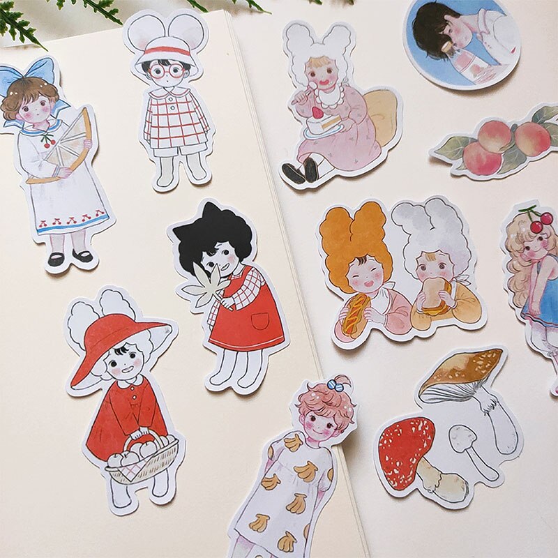 Cartoon Kids Stickers DIY Stationery