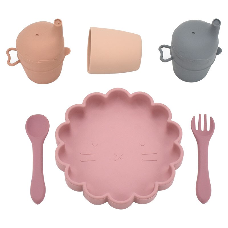 Gobelet à eau en Silicone de couleur Pure pour bébé, Anti-brûlure, de alimentaire, pour apprendre à boire, pour enfants, BPAFREE