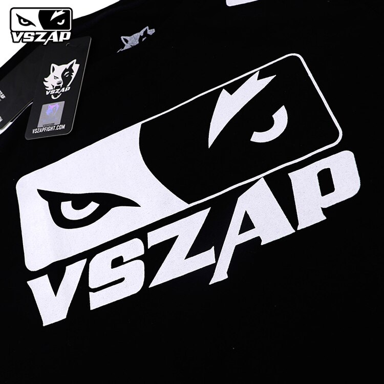 Vszap mma boxning sport t-shirt muay thai slåss fitness elasticitet skjorta tröjor boxning kläder muay thai shorts mma