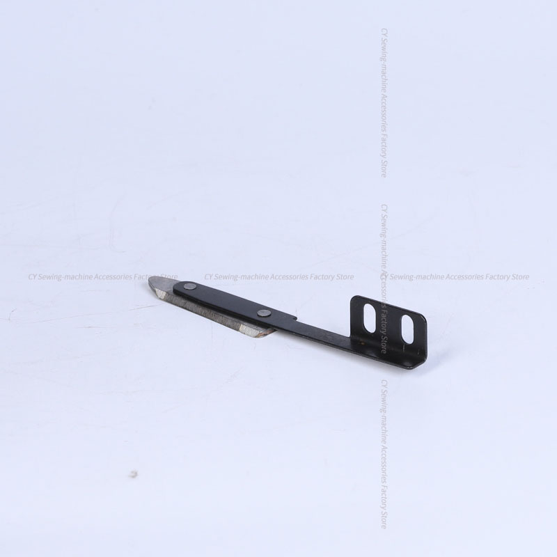 Skjæremaskin bladbrytemaskin bunnkniv ett hull original legeringsstål wolframstål nedre kniver 60mm sying: Lys gul