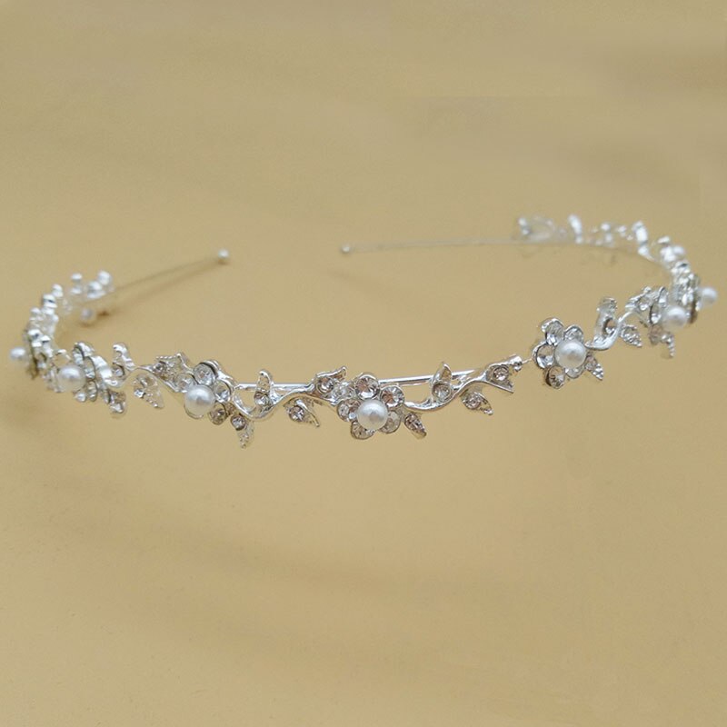 Tiaras og kroner hårbånd kvinder bryllup krone brud tilbehør smykker pandebånd hoop tiara til dejlige piger hårbeklædning