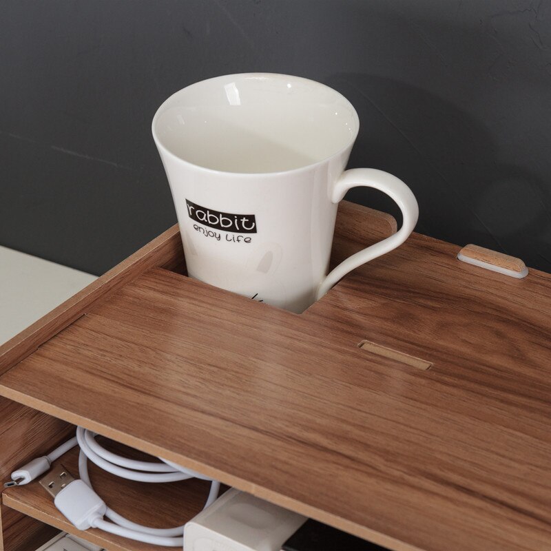 Multi-function Desktop Monitor Stand Computer Screen Riser Wood Shelf Plinth Strong Laptop Stand Desk Holder For Notebook TV