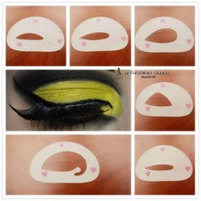 6 stks Cosmetica Oogschaduw Kat Smokey Eye Stencil... – Grandado