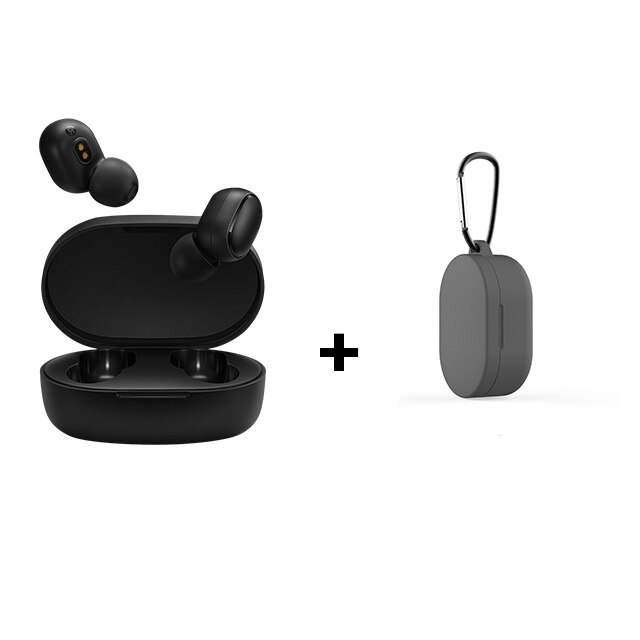 Xiaomi Redmi Airdots earphone original TWS wireless earbuds xiaomi redmi airdots bluetooth 5.0 earphones airdots: with grey case