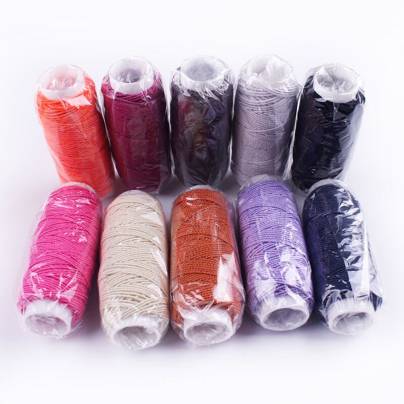 Colorful Elastic Threads For Sewing Machines 10Roll/Set Embroidery Sewing Threads Hand Sewing Thread Craft Set