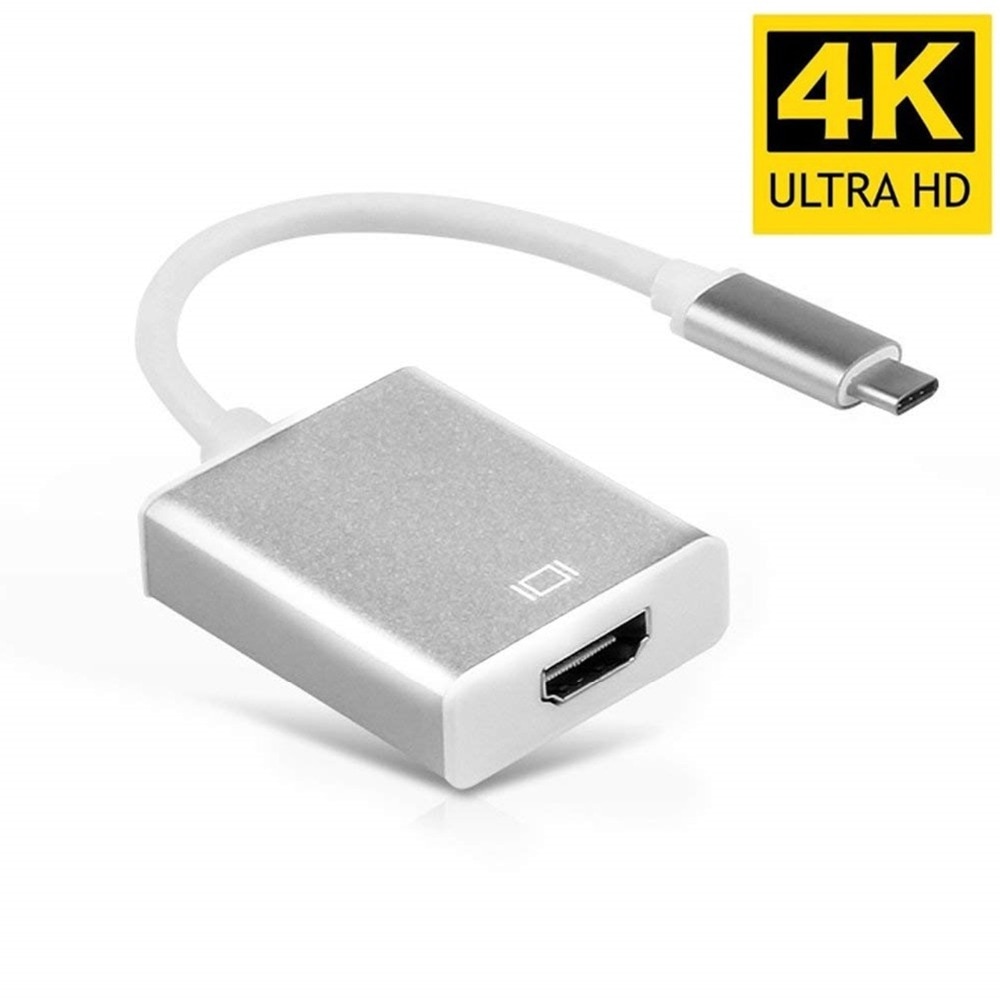 BESIUNI USB C Type C naar HDMI 4 k HDTV Digitale Adapter Kabel voor Apple Macbook en Google Chromebook Pixel