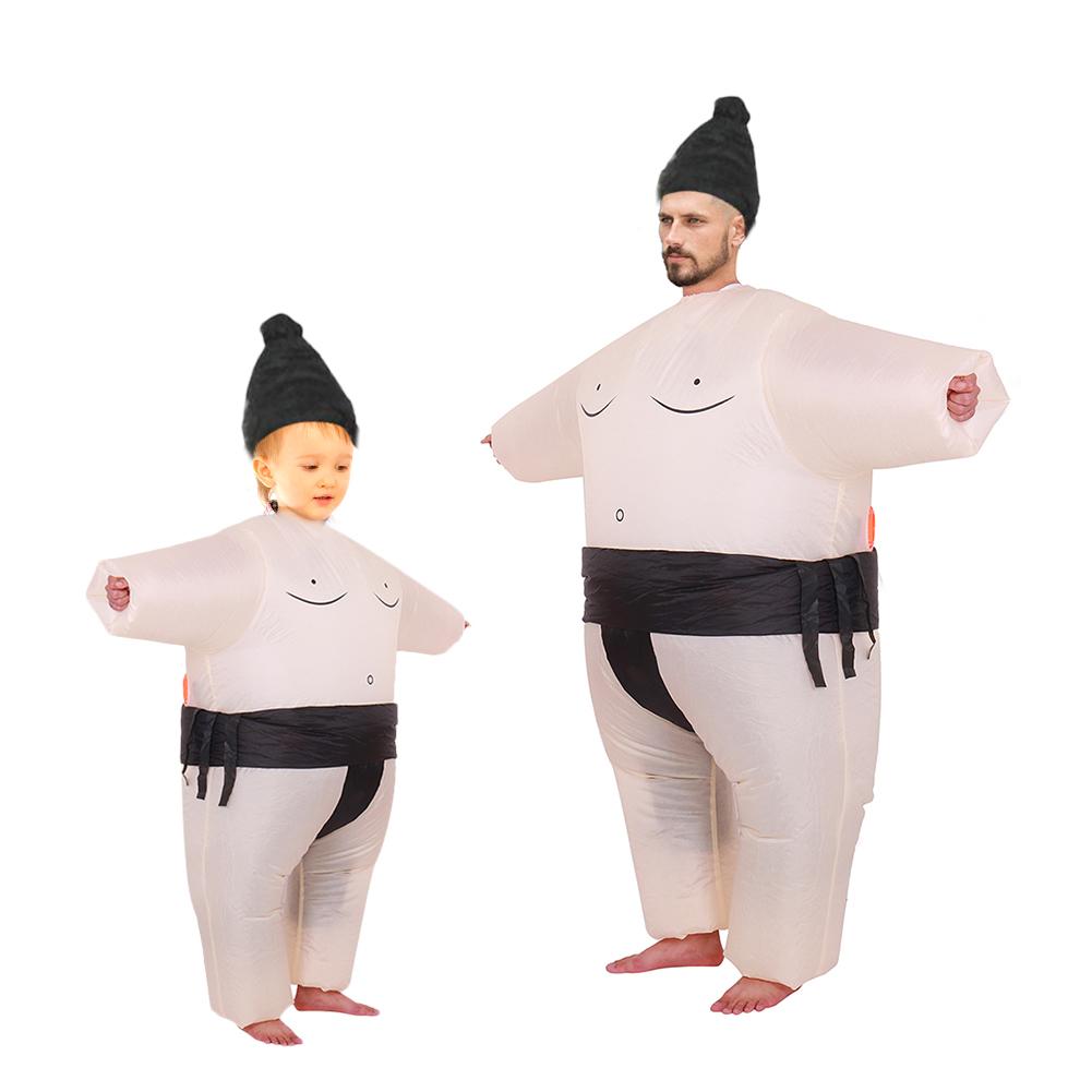 Japanse Opblaasbare Sumo Kleding Sumo Opblaasbare Pak Grappige Opblaasbare Kostuum Voor Rollenspel Partijen