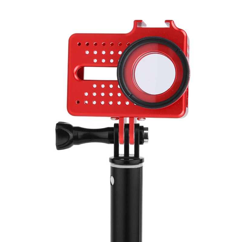 Für xiaomi yi 4K kamera zubehör Aluminium Legierung Metall Gehäbenutzen Rahmen Schutzhülle + UV Filter für xiaomi yi II 4k 4K + kamera