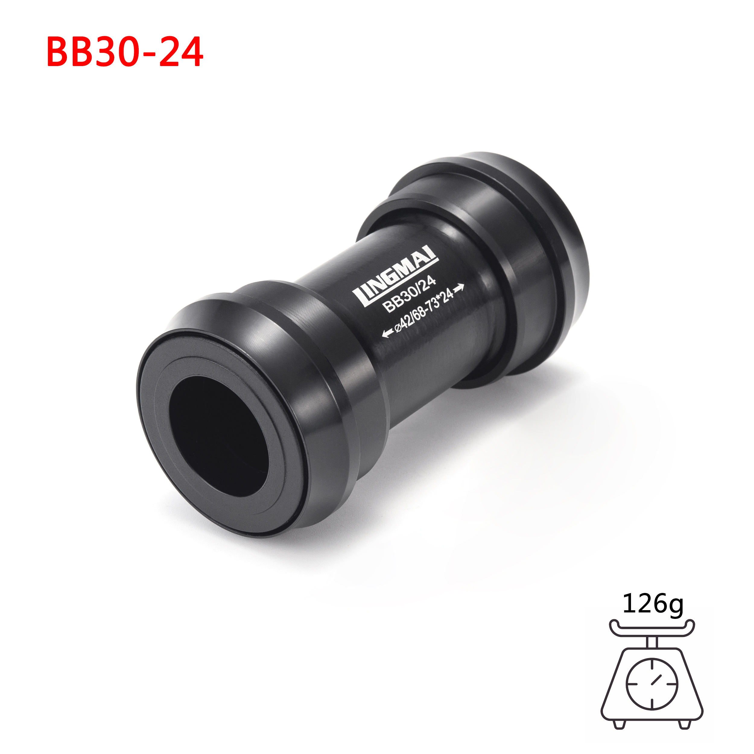 Suporte inferior de bicicleta, rolamento cerâmico bb pf30 bb86 bb386 bb30 para mountain road bike, movimento central dub: Cinza claro