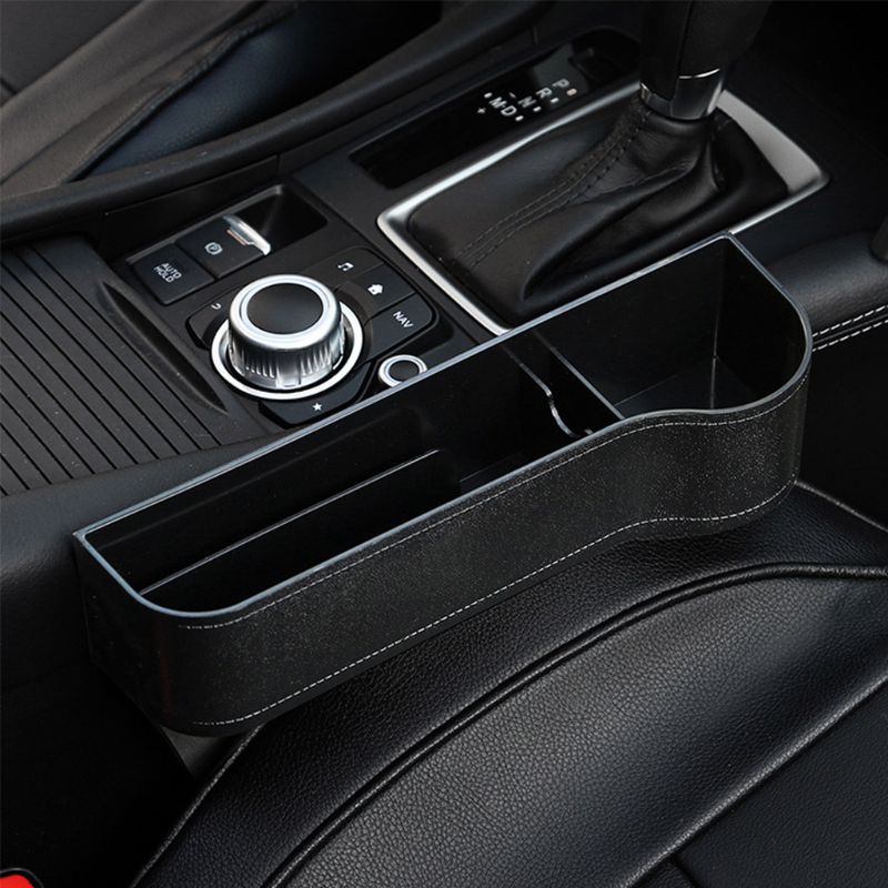 Multifunctionele autostoel organizer voorstoelvulling leren opbergdoos decor 270e
