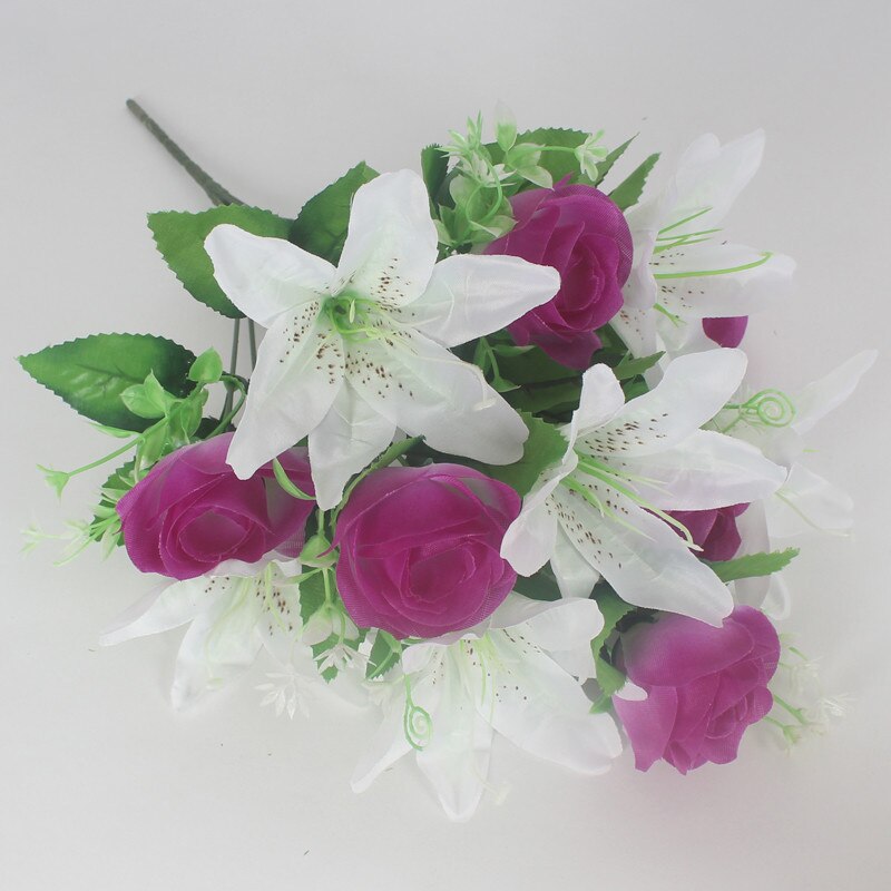 Lily Artificial Flowers Calla Lily Bouquet For Wedding Bouquet Bridal Home Flower Decoration Real Touch Calla: F