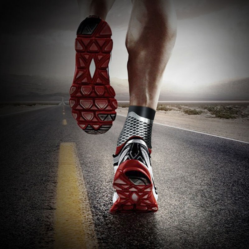 Enkel Ondersteuning Gym Running Bescherming Elastische Enkelbrace Band Guard Voetbal Basketbal Badminton Sport Bescherming Voet Bandage