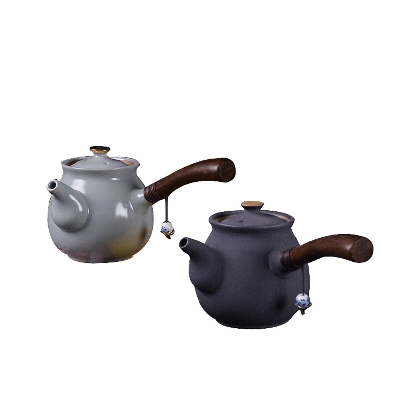 TANGPIN japanese ceramic kyusu teapot vintage side handle tea pot drinkware 200ml