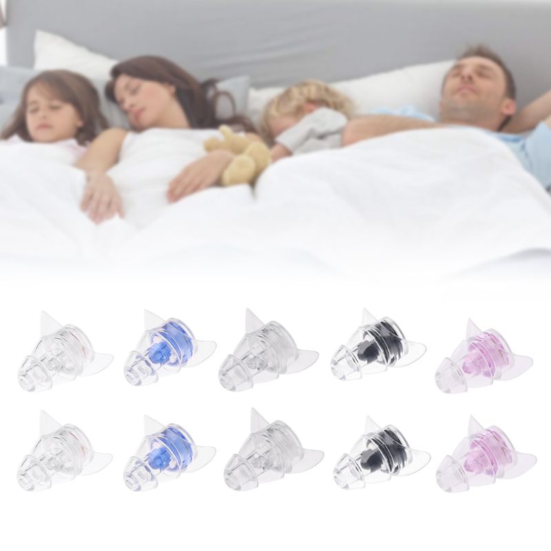 Noise Cancelling Earplugs For Concerts Musician Reusable Silicone Ear plugs Hearing Protection X3UF