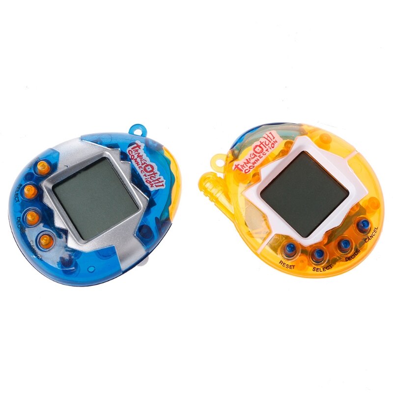 1 pc lcd virtual digital pet handheld máquina de jogo eletrônico brinquedo com cordão g6dd