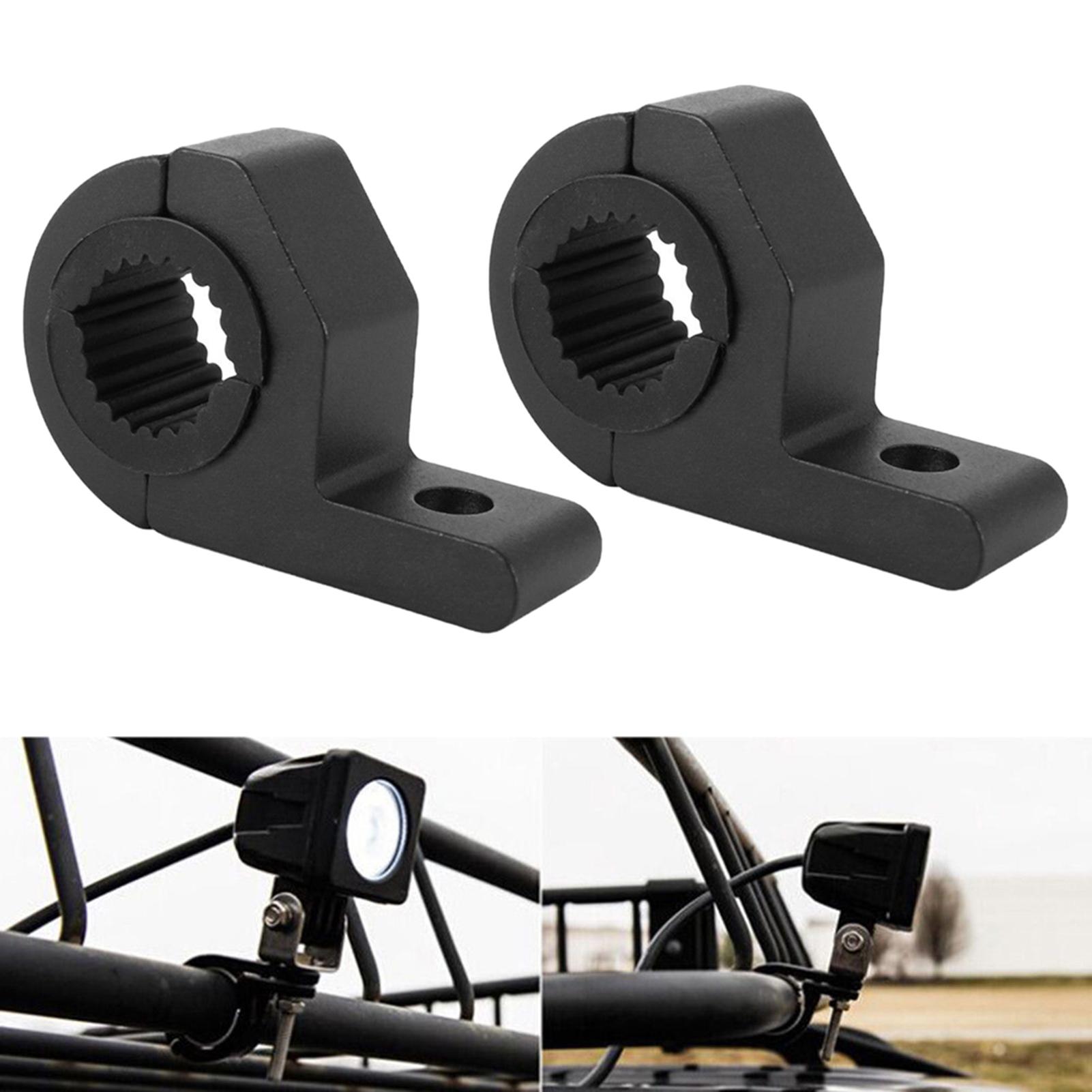 1 Paar 1.25 Inch 30Mm Aluminium Auto Off-Road Motorfiets Spotlight Mistlamp Mount Beugels Lamp Vaste klem Stand Ondersteuning