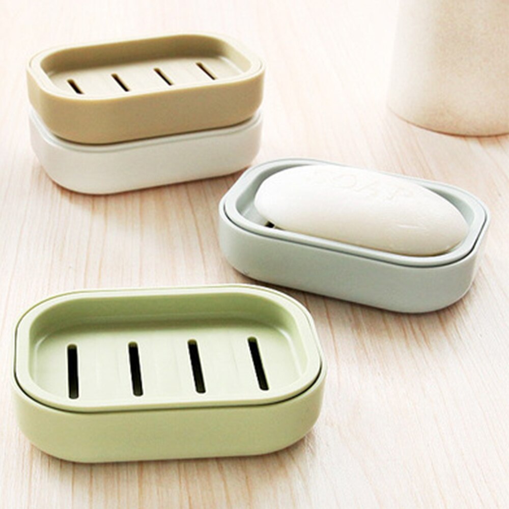 Soap Dishes Bathroom Dish Plate Case Home Shower Travel Hiking Holder Container Soap Box Plastic Soap Box Dispenser Soap Rack