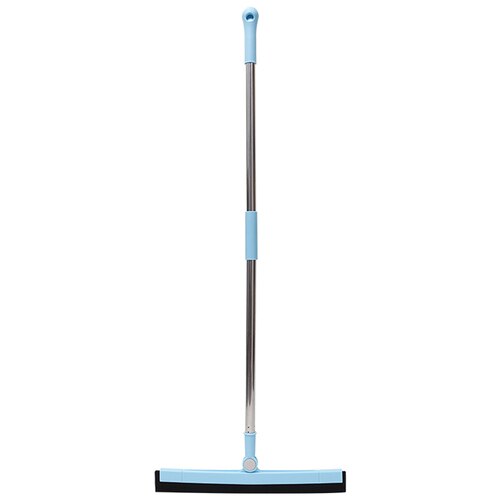 Broom Wiper Blade Floor Scraper Bathroom Tile Floor Hair Cleaning Gadget Household Cleaning Tools: Blue