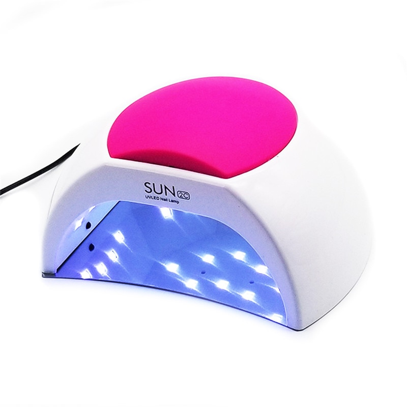 Lámpara de 48W para uñas, secador de uñas para Gel UV, LED, máquina de uñas de Gel, Sensor infrarrojo, temporizador Digital, SUN2 #297986