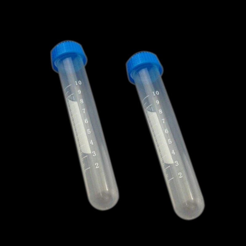 10ml 100Pcs/Pack Round Bottom Centrifuge Tube For Laboratory Analysis Tubes