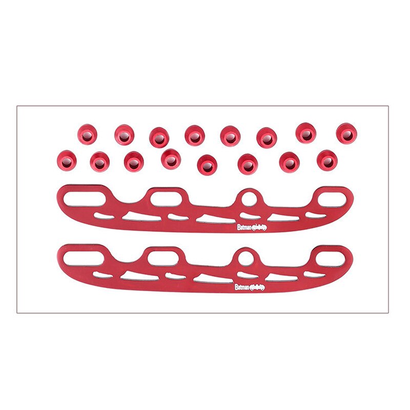 3mm di spessore 290mm 253mm lama da hockey su ghiaccio pattini a rotelle in acciaio inossidabile Cooltaki scarpe da pattinare multiuso coltello a lama per bambini adulto: rosso EUR 26 to 37