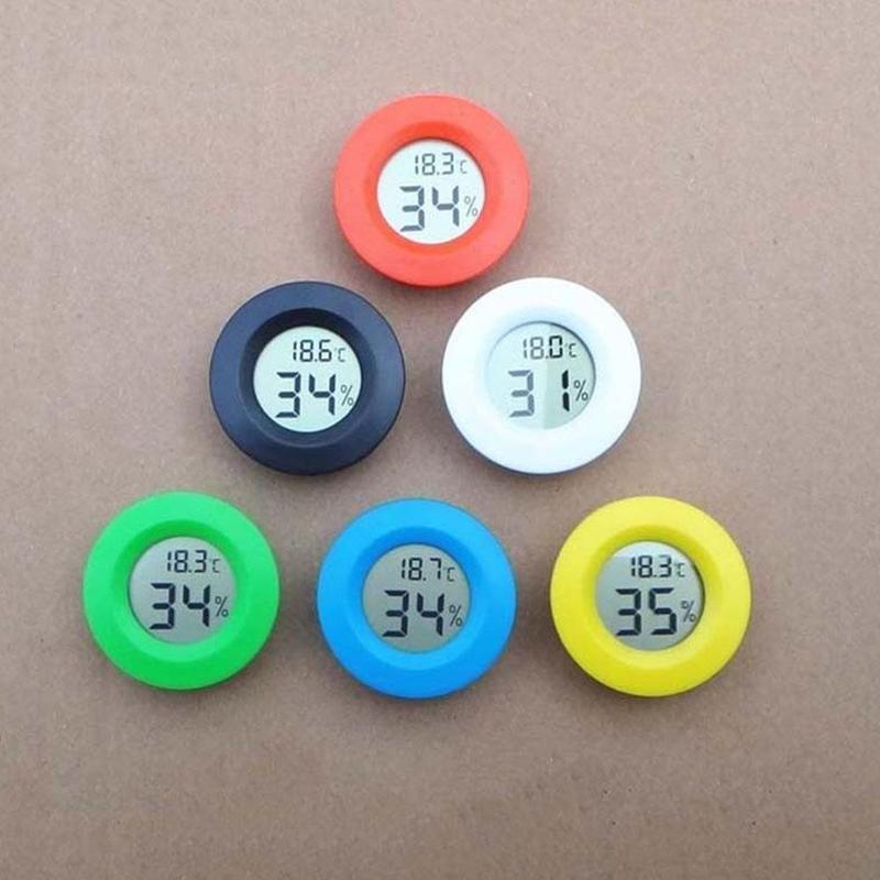 Mini Lcd Thermometer Hygrometer Praktische Digitale Indoor Lcd Hygrometer Vochtigheid Ronde Display Thermometer Panelen Tempera T9Y3