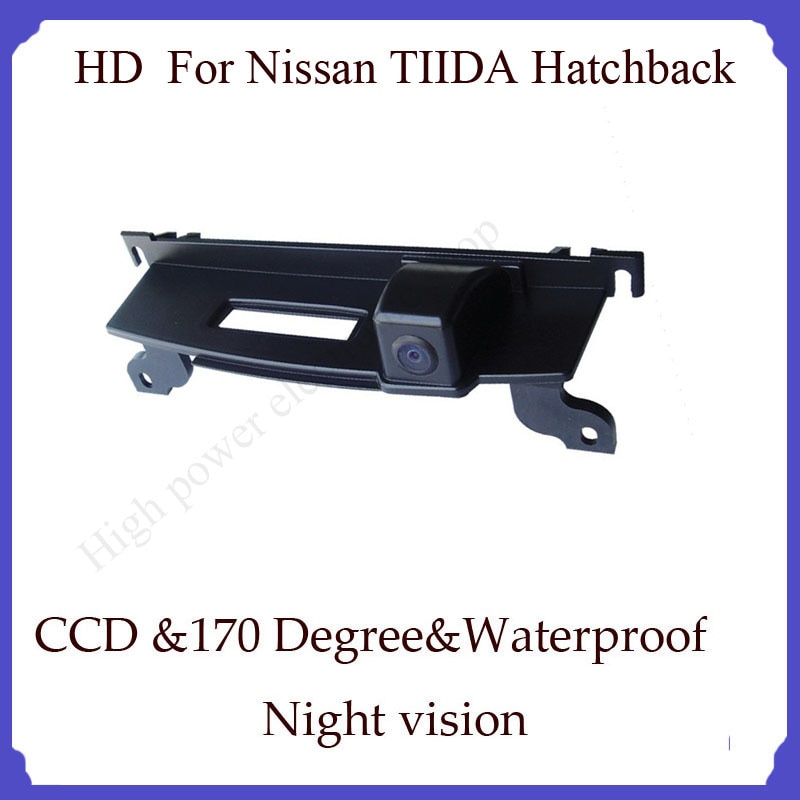 CCD nachtzicht parkeergelegenheid camera voor nissan Auto backup achteruitrijcamera Voor Nissan TIIDA Hatchback camera terug