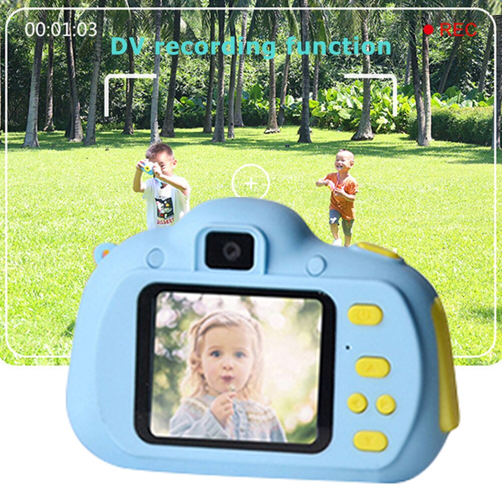 Kinderen Camera Hd Digitale Mini Video Camera 1080P 2.0 Inch Oplaadbare Leuke Cartoon Educatief Speelgoed Voor Kinderen Verjaardagscadeautjes
