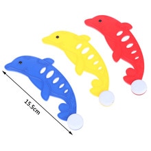 3Pcs/Set Diving Dolphins Fish & Balls,Underwater Swim Pool Diving Toys Summer Swimming Dive Toy Sets Water Rings