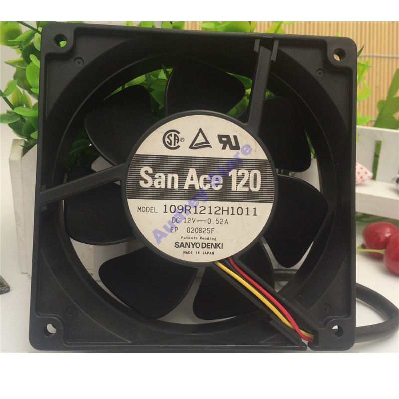 Ventola San Ace 120x38 Per PC, 12V 0,52A, 3 Pin (Modello 109R1212H1011) - Usata? No, Aperta Ma Nuova!