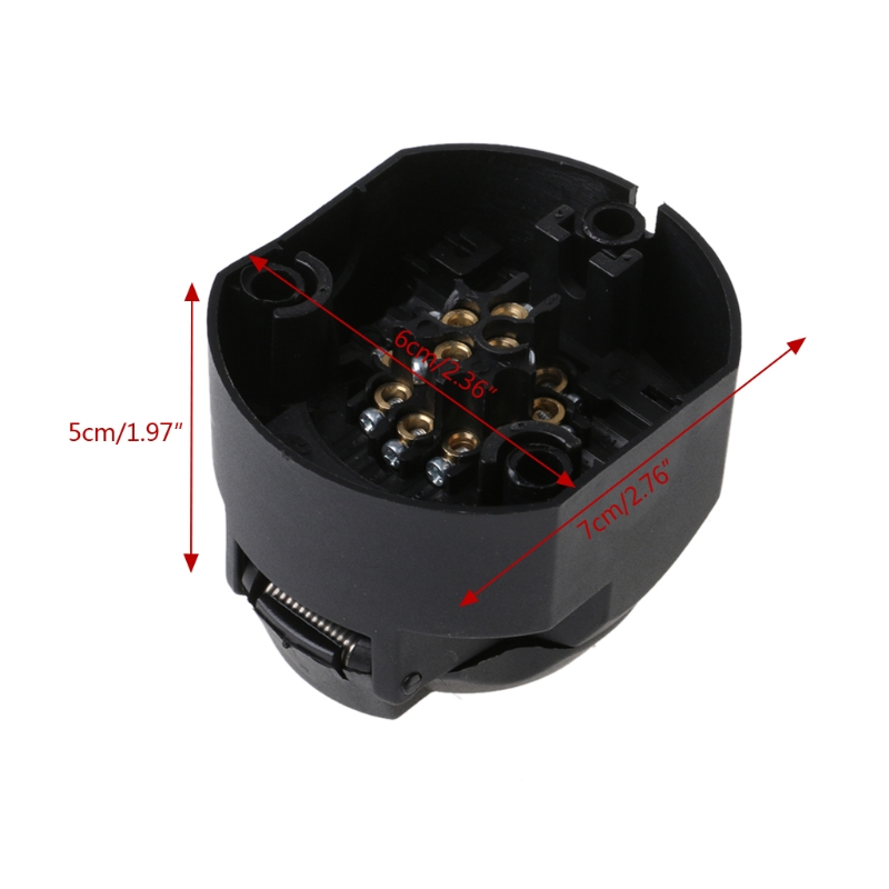 Universal 13 Pin To 7 Pin Euro Caravan Socket Plug Connector Adapter Plug Towbar