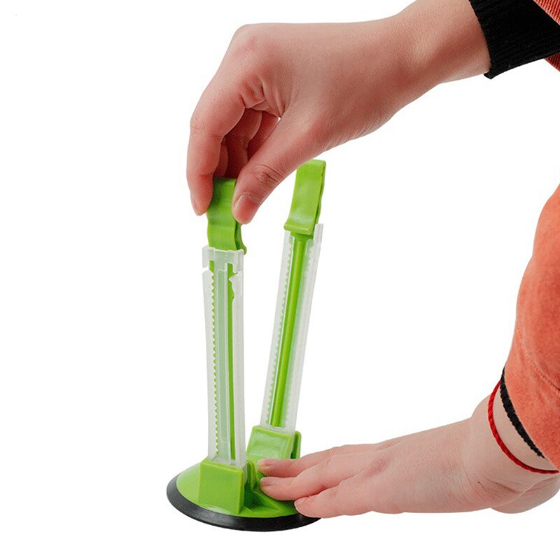 Adjustable Non Slip Ziplock Storage Bag Holder Bag Clip Hands-Free Plastic Hands Baggy Rack Sandwichs Bag Racks Kitchen Gadget
