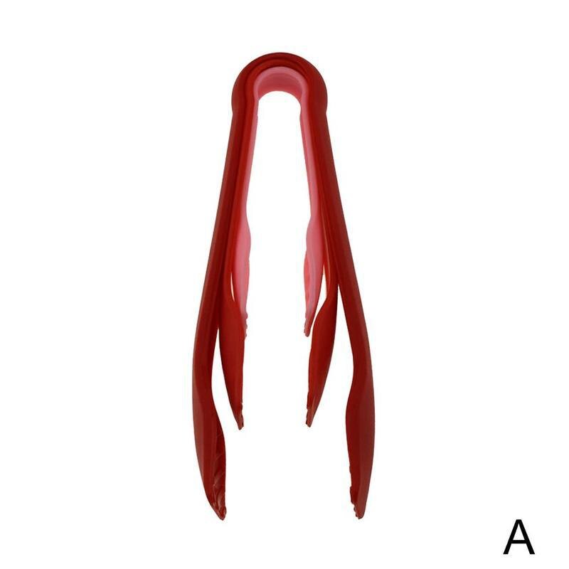 3pcs/set Food Grade Plastic Food Clip Salad Buffet Cake Grill Clip Barbecue Kitchen Bread Utensils Tongs Clip X0H4: A