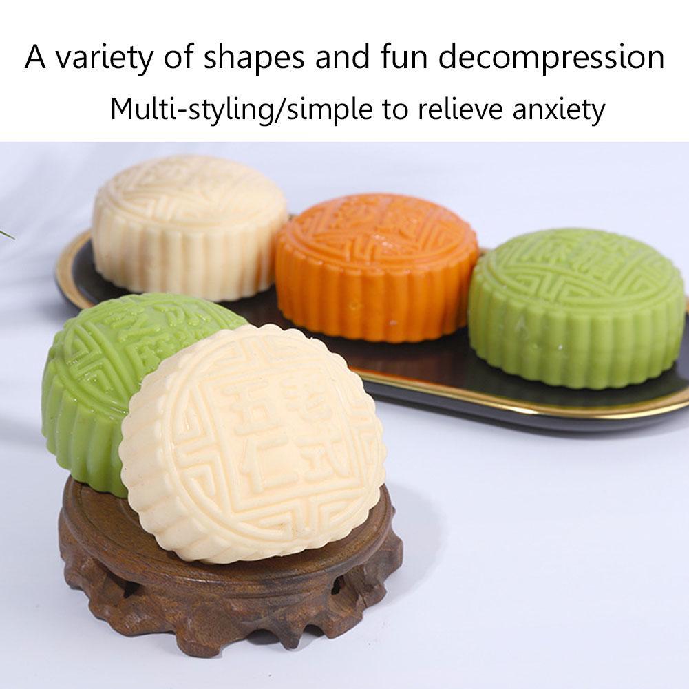 Mond Kuchen Wassermelone Pfirsich Hamburger Mais Anti betonen Ball Lustige Gerät entlüften Dekompression Spielzeug Autismus betonen Linderung Spielzeug