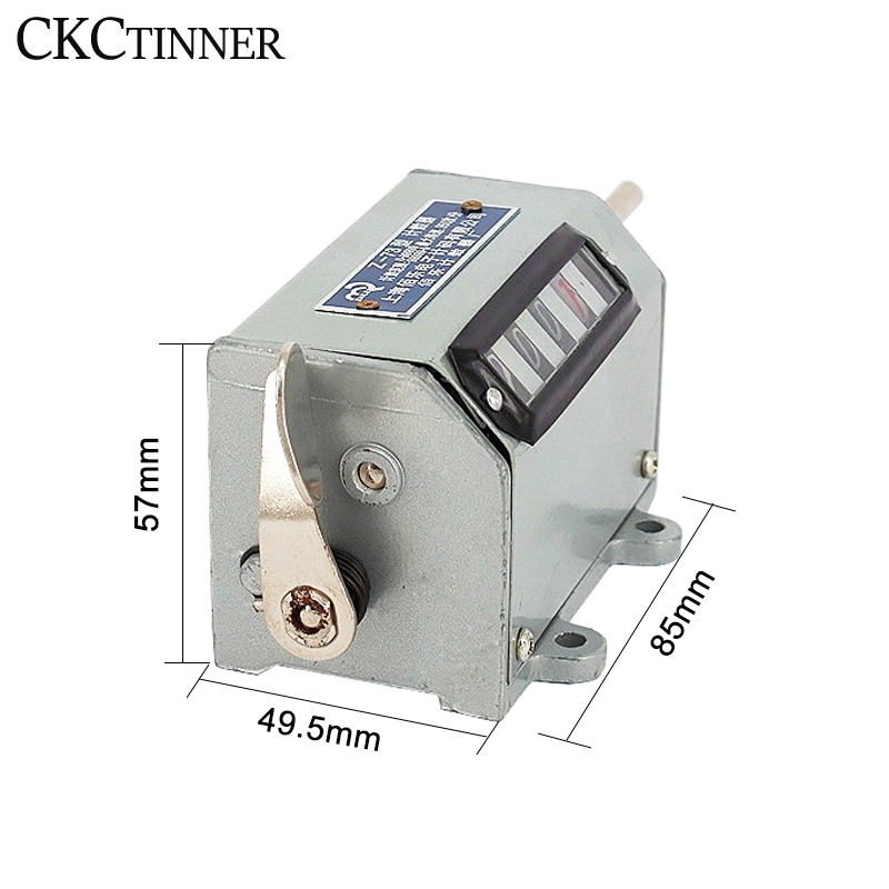 Resettable digital punch counter 5-digits Counter Mechanical Rotating Speed Meter Z-73 Totalizing Pull Counter