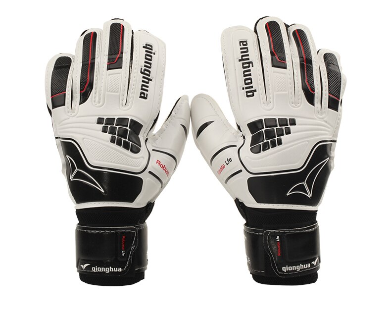 Guantes de portero de fútbol , protección sin dedos, guantes de portero de fútbol de látex engrosados
