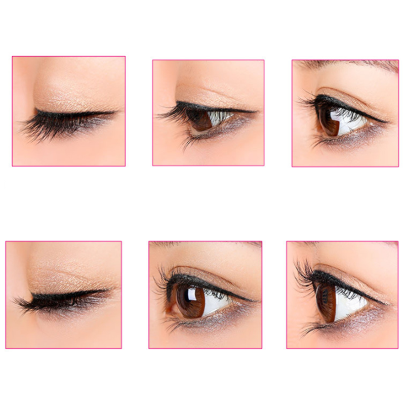 1pc Women Lady Eyelash Curler With Comb Supplementer Clip Nature Curl Eye Lash Eyelash Tweezers