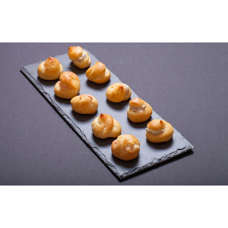 SET DE 4 PLATOS DE PIZARRA JOCCA. PIEDRA NEGRA SOLIDA RECTANGULAR. BANDEJA PARA COMIDA. PERFECTO PARA SUSHI, BARBACOA, BISTEC...