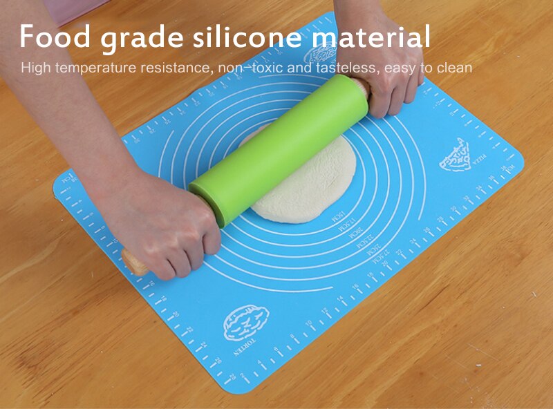 40*30cm Non-Stick Silicone Bake Mat Pastry Baking ... – Grandado