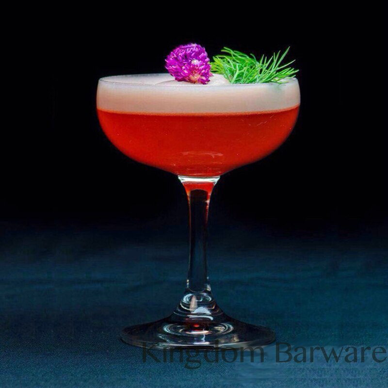 4PCS 220ml Cocktail Coupe Glasses Wide Mouth Cocktail Glass Martini Glass Set of 4