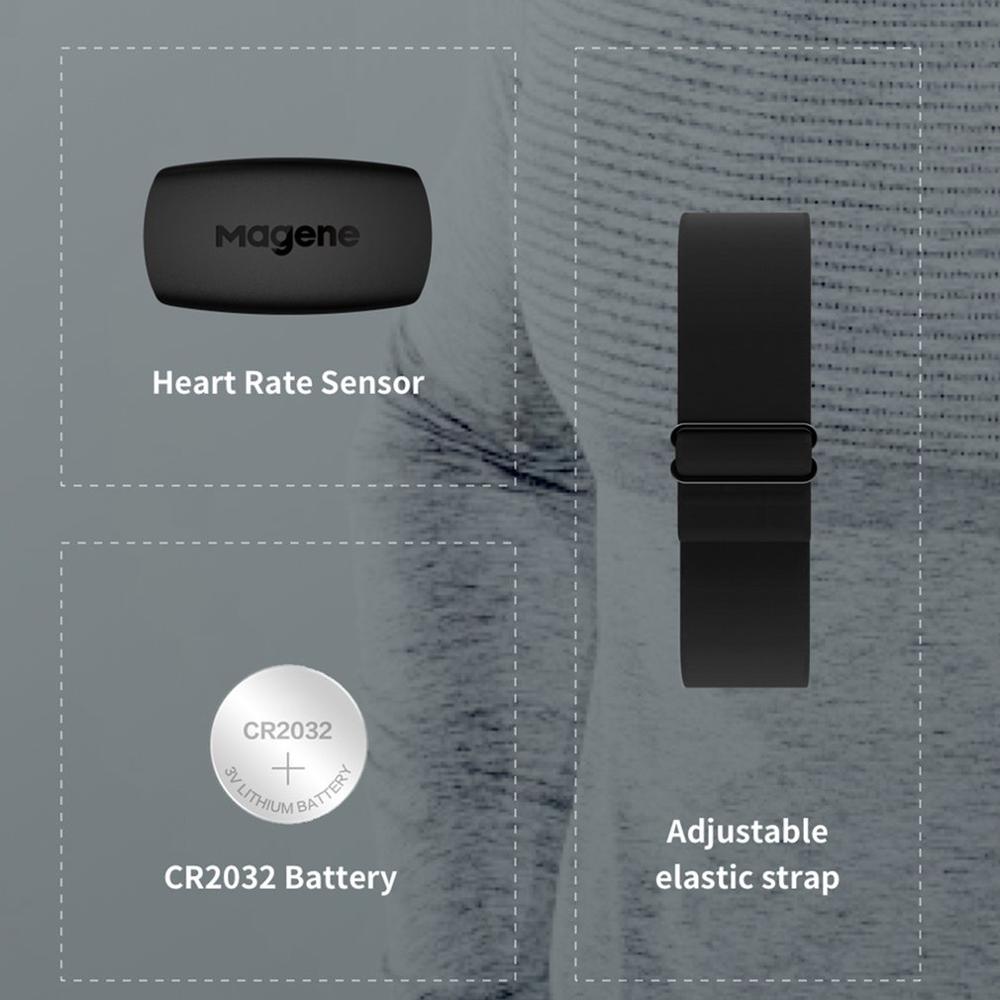 Dual-Mode Heart Rate Belt Ant Wireless Chest Strap Heartbeat Monitoring Sensor Cycling Fitness Running Heart Rate Belt