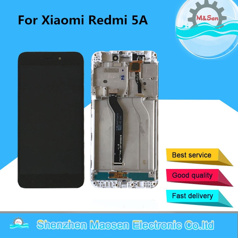 Originele M &amp; Sen 5.0 &quot;Voor Xiaomi Redmi 5A Lcd-scherm + Touch Digitizer Frame Voor Xiaomi Redmi 5A Lcd Display 100% Getest