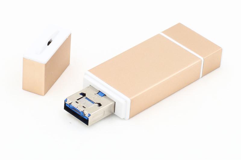 Kaartlezer/Adapter Voor Iphone, Ipad, Android-Voor Microsd/Sd-kaart