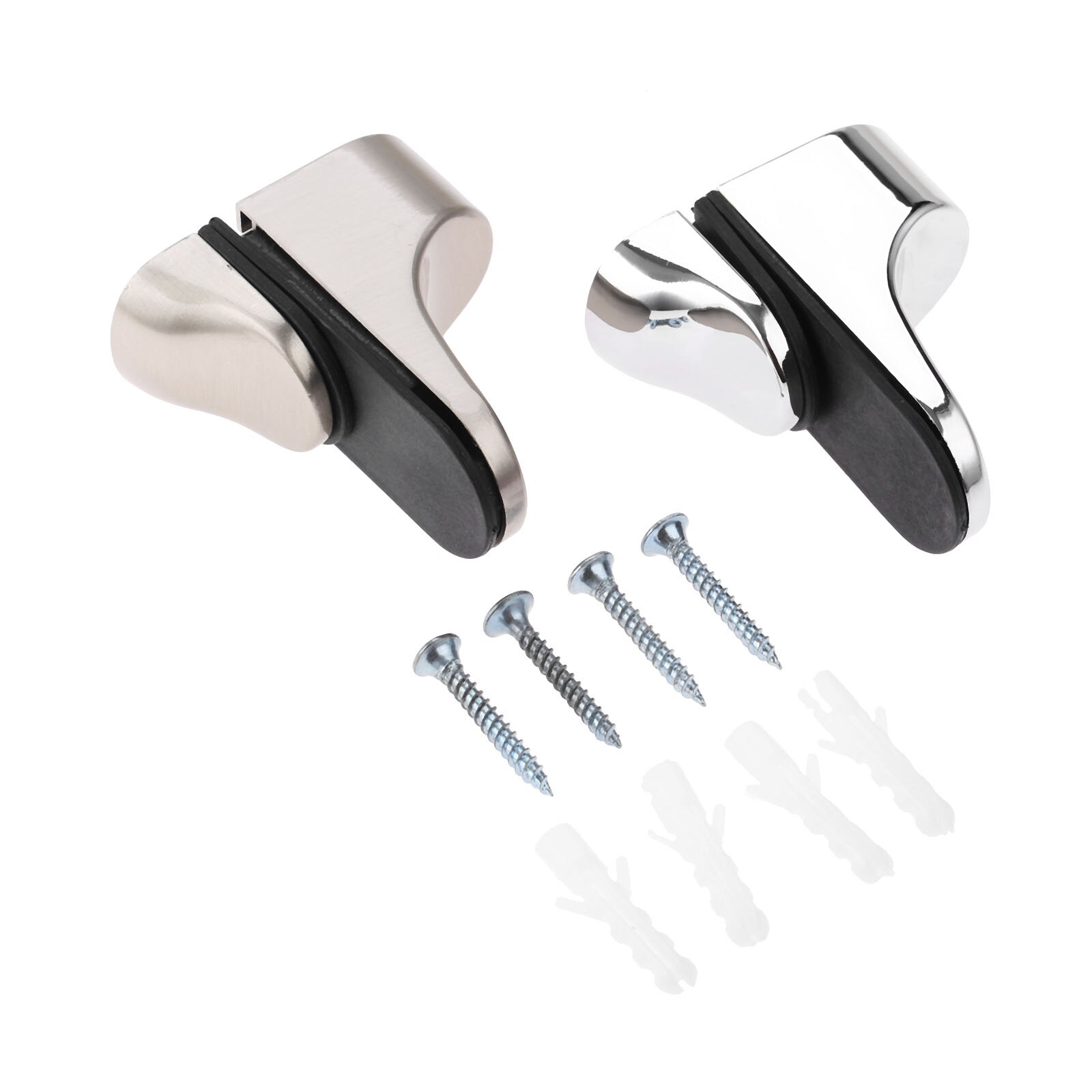 1Pc Adjustable Glass Shelf Support Metal Shelf Holder Bracket Support For Glass or Wood Shelves Glasses Clamps with Screws