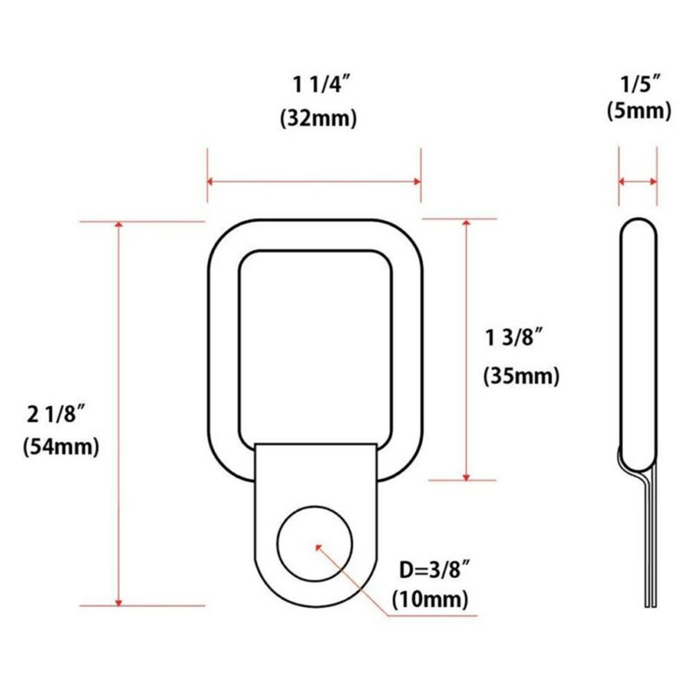 6 Stuks D Ring Rvs Tie Downs Voor Jeep Wrangler Tr... – Grandado