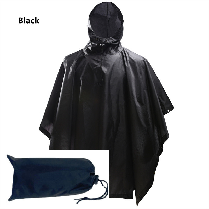 Giacca impermeabile impermeabile Poncho pioggia con cappuccio 3 in 1 per uomo donna adulto moto Poncho pioggia tenda da esterno stuoia da Picnic: Z-06