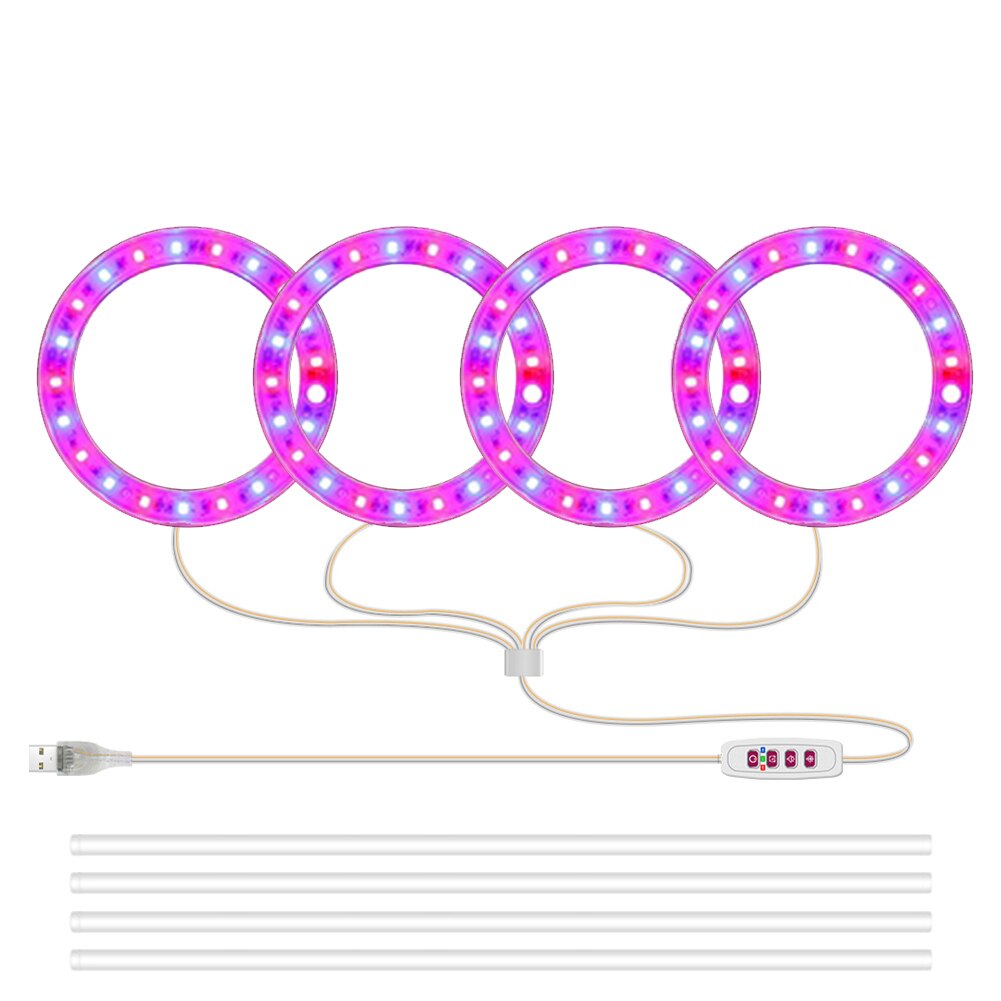 Volledige Spectrum Lamp Led Grow Light Phyto Lamp Voor Planten Lamp Groeilicht Hydrocultuur Verlichting Usb Greenhouse Indoor Bloem Zaad