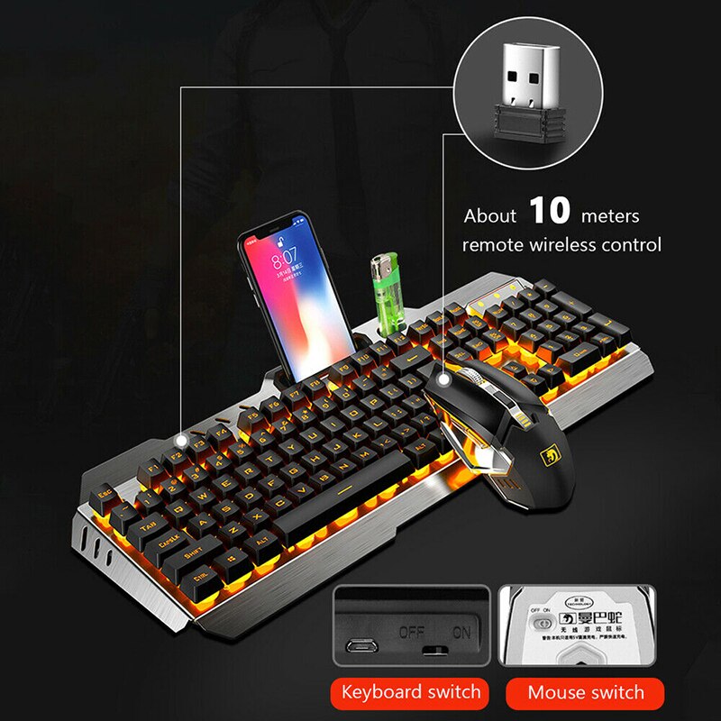 LogiLink Gaming-Set Toetsenbord Muis and mouspad - Duits